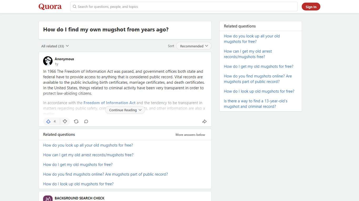 How to find my own mugshot from years ago - Quora